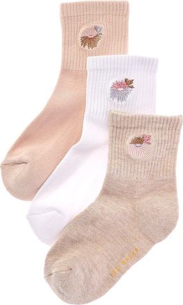 Ted Baker Set Of 3 Quarter Crew Sock