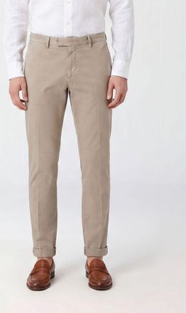 BRIGLIA 1949 Pantaloni chino slim fit in misto cotone e Tencel con tasche America