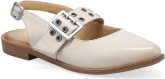 Miz Mooz Freya Slingback Pointed Toe Mary Jane in Latte at Nordstrom, Size 10.5-11Us