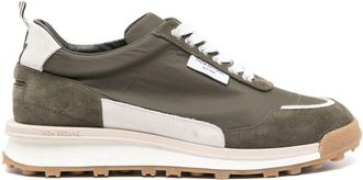 Thom Browne Alumni suede sneakers - women - Leather - 37.5 - Green