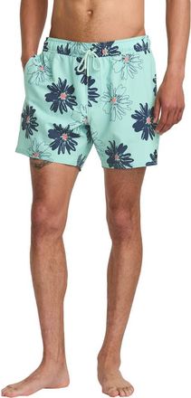 Rvca Resort Swim Trunks in Blue Haze at Nordstrom Rack, Size Xx-Large