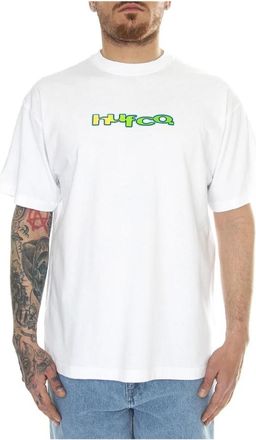 HUF Crew Neck T-Shirt - Heren - T-shirts - Wit - S - Katoen - Tops