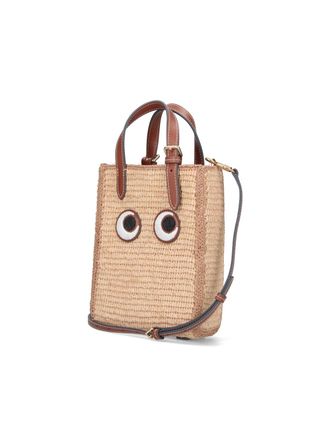 Anya Hindmarch Womens Bags White Fabric 1: Raphia