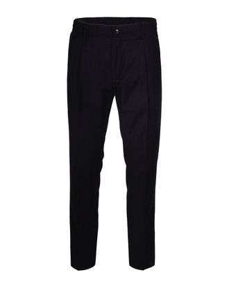L.B.M. 1911 Tailored Black Virgin Wool Trousers