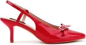 Rachel Roy Agnes Bow Slingback Pump in Red at Nordstrom Rack, Size 6.5