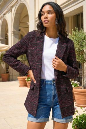 Roman Boucle Jersey Blazer