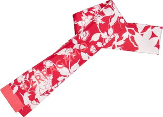 Ferragamo Ferragamo Dragon Print Narrow Strap Silk Headband