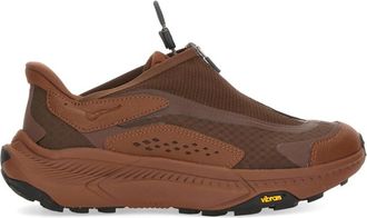 Hoka One One Brown Solid Sneakers