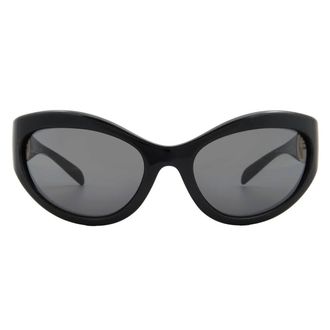 Versace Dark Grey Cat Eye Ladies Sunglasses VE4485 GB1/87 59
