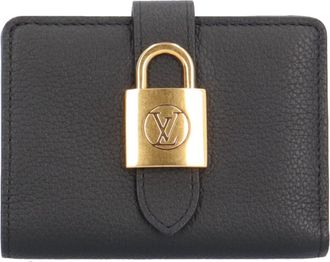 Louis Vuitton Black Noir Leather Wallet (Bi-Fold) (Pre-Owned)