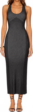 Iro Paris Kitzy Cross Back Knit Dress In Black
