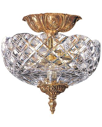 Crystorama 2-Light Olde Brass Cast Brass Wall Mount