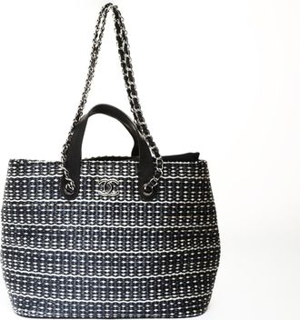 Chanel Black Handbag Tote Bag (Pre-Owned)