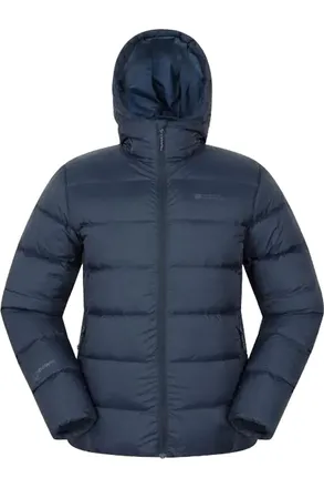 Mountain Warehouse Mens Stratus Down Packable Hooded Jacket
