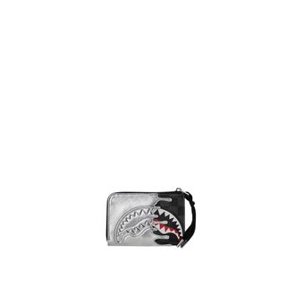 Sprayground Wallets & Cardholders, male, Multicolor, Size: ONE SIZE Silver Side Drip Wallet