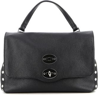 Zanellato Tassen, Dames, Zwart, ONE Size, Leer, Klassieke leren schoudertas zwart