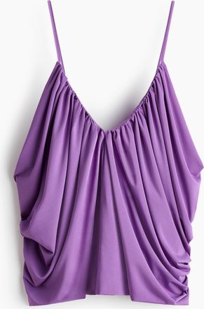 H&M Drapiertes Tr&auml;gertop - Lila