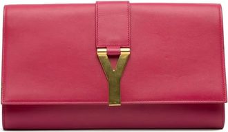 Saint Laurent Clutch in pelle Chyc Ligne in pelle 2013-2025 - Rosa