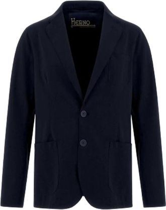 Herno Lichtgewicht Scuba Blazer - Heren - Blazers - Blauw - L - Jassen