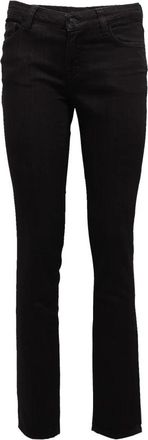 Fred Perry Stretch Denim Broek met 5 Zakken - Dames - Slim Fit Broeken - Zwart - W27 - Denim - Broeken