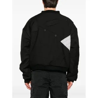 Who Decides War by Ev Bravado Coal Bomber Jacket - Black