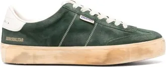 Golden Goose Sneakers, male, Green, Size: 7 US Soul-Star Sneakers