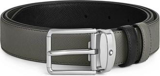Montblanc Mens 30 mm Reversible Leather Belt