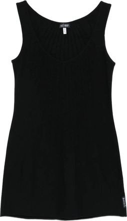 Giorgio Armani Canotta plissettata anni 2000 - Nero