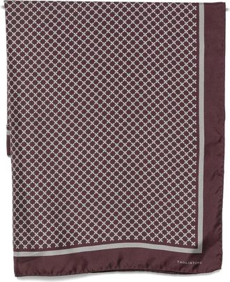 Tagliatore Geometric-print Silk Scarf