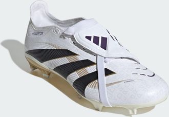 adidas adidas Performance Unisex Predator League Fold-Over Tongue Firm/Multi-Ground Boots - White & Black - Size UK 10.5