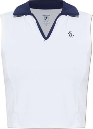 Sporty & Rich Donna, Top, Bianco, M, new