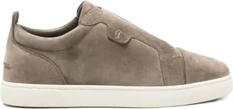 Christian Louboutin Slippers - Heren - Sneakers - Grijs - 40 EU - Schoenen