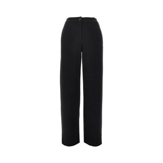 Emporio Armani Chevron jersey pants Woman 38