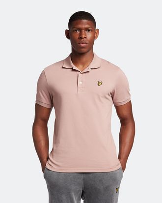 Lyle & Scott Gewoon poloshirt in Roze