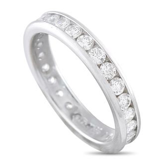 Luxury Bazaar Platinum 1.02ct Diamond Eternity Band MF04-082126