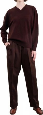 Nicholson & Nicholson Toby Pants In Brown