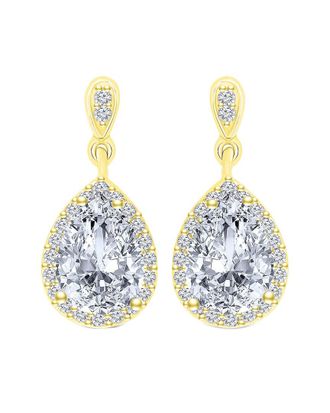 Genevive 14K Over Silver Earrings