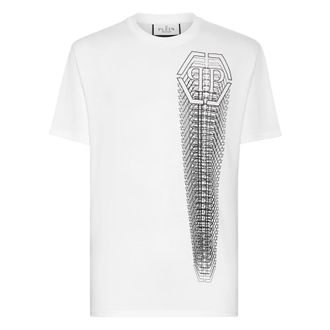 Philipp Plein Heren, Tops, Wit, Maat: 3XL Katoen