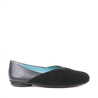 Thierry Rabotin Womens Gracie Flats In Black/white