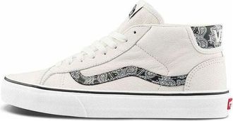 Vans Mid Skool 37 Sport Paisley - White Black VN0A3TKF914