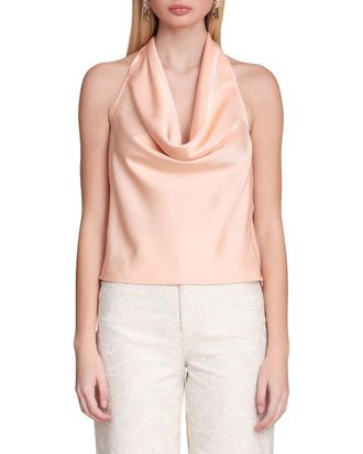 Avec Les Filles Long Tie Halter Top