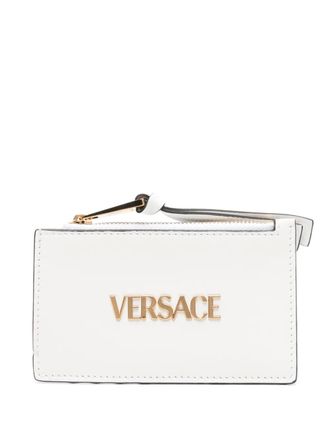 Versace Tag card holder - White