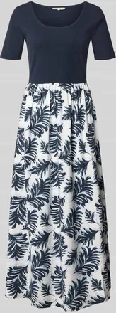 Tom Tailor Tailliertes Freizeitkleid aus Baumwoll-Mix in Marine, Gr&ouml;&szlig;e 34