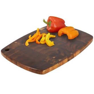 MegaChef 15.5 x 10.5 Inch Acacia Wood Cutting Board in Brown at Nordstrom