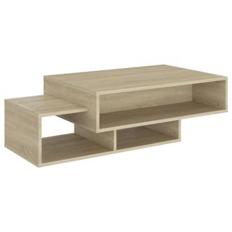 vidaXL Vidaxl - Mesa De Centro Madera Contrachapada Roble Sonoma 105x55x32 Cm