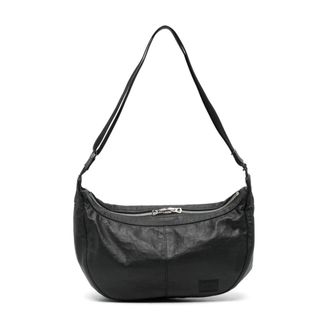 Porter-Yoshida & Co. Tassen, Heren, Zwart, ONE Size, Leer, Freestyle Dyneema Leather Schoudertas