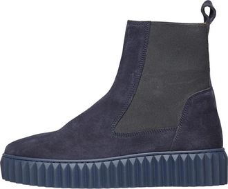 Voile Blanche Suede ankle boots Beth - Dames - Chelseaboots - Blauw - 36 EU - Schoenen