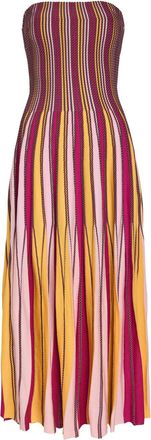 SIMKHAI Soleil Striped Knit Midi Dress - Multicoloured - S (UK8-10 / S)