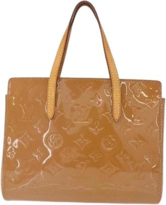 Louis Vuitton Pre-owned Catalina Handbag - Monogram Vernis - Dames - Vintage Handtas - Bruin - ONE Size - Leer - Vintage