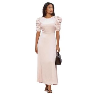 Notre-V Nv-Hente Maxi Jurk - Dames - Jurken - Roze - Maat: L